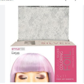 Profesional Classic Silver Coloring Foil 500 Sheets