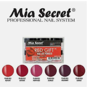 Red Gift Acrylic Powder 6pcs Collecction