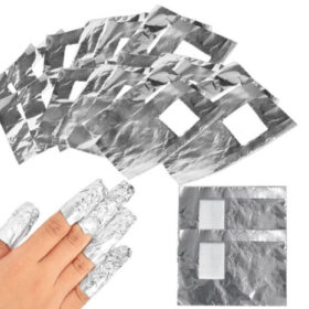 Foil Nail Wraps/Remover 100/wraps
