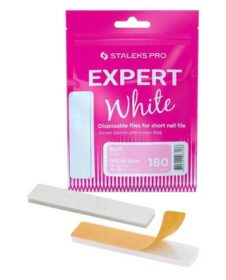 Disposable white files for short nail file (grinding file) EXPERT 51 (10 pcs)