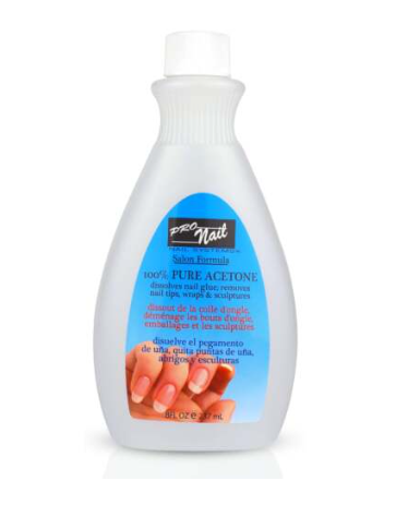 Pro Nail Pure Acetone 8 oz, Pronail