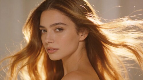 Silky and shiny hair demonstrating the effectiveness of Truss products for hair recovery