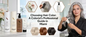Gray hair is coarser and requires products that moisturize, which is especially relevant in Miami's